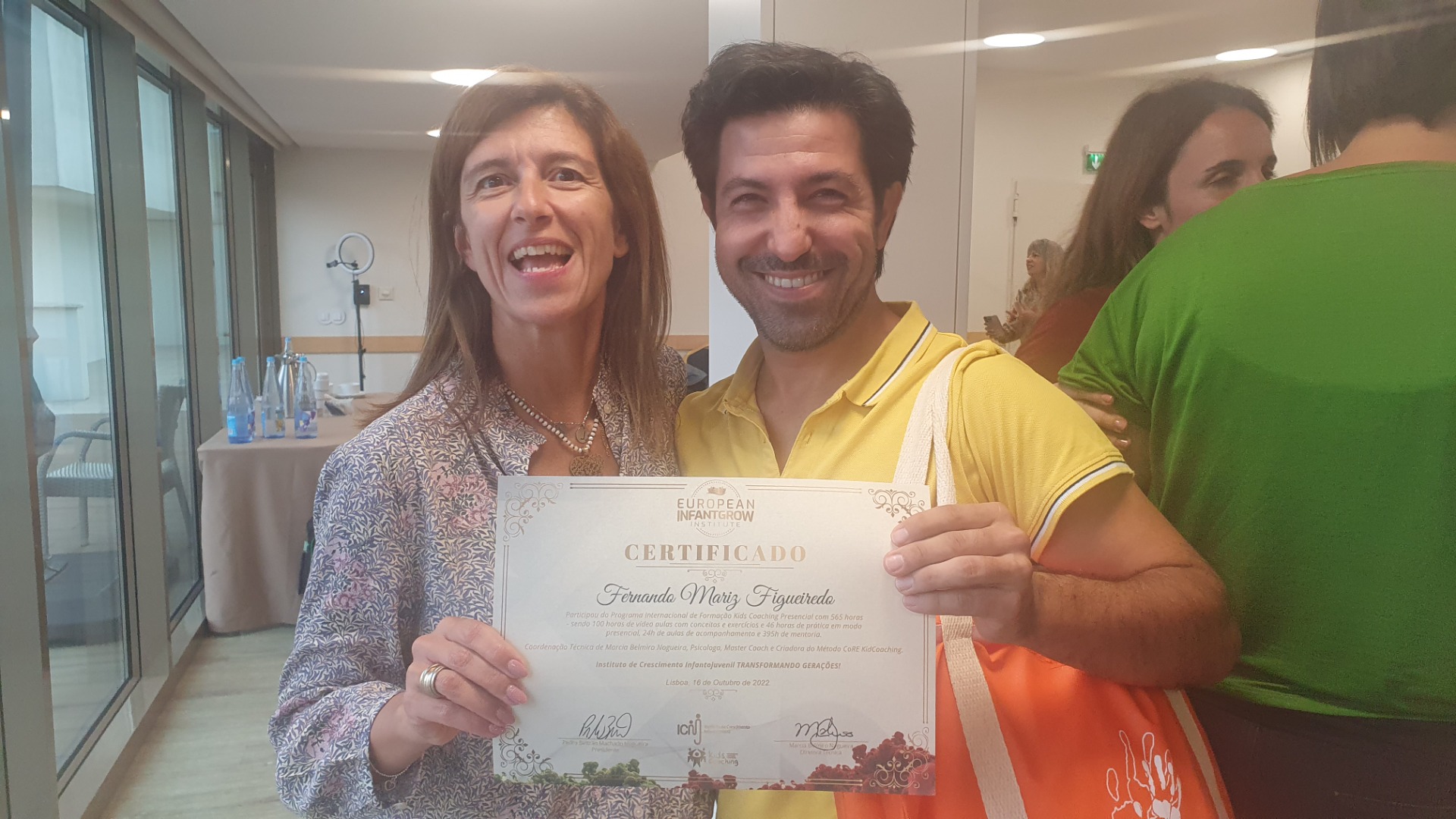 Momento Final Diploma entrega pela Inês Sottomayor